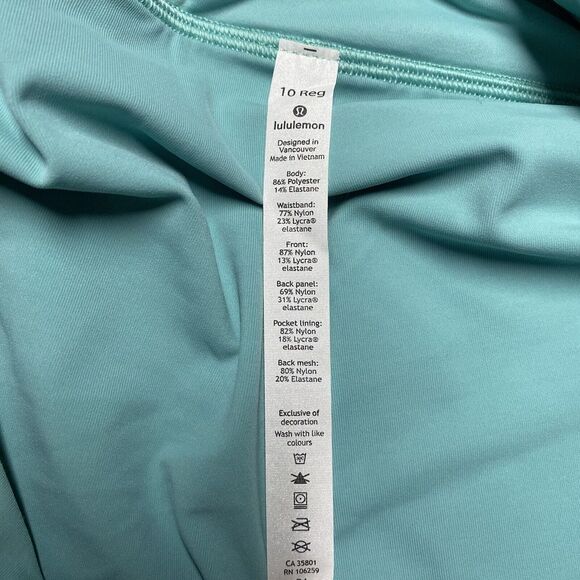 Lululemon Skirt 10 Washed Marsh Play Off The Pleats Skort Shorts Tennis - Picture 4 of 9